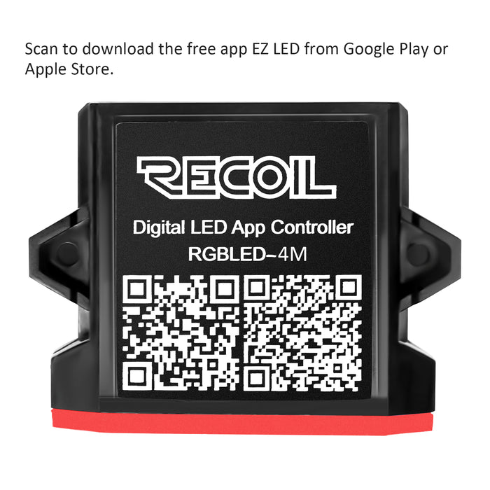 Recoil Audio - RGBLED-4M - IPX5 waterproof RGB LED controller