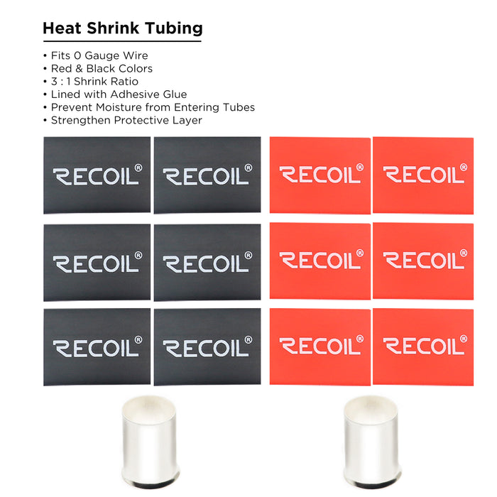 Recoil Audio - WF012 - FERRULES & HEAT SHRINK TUBING KITS