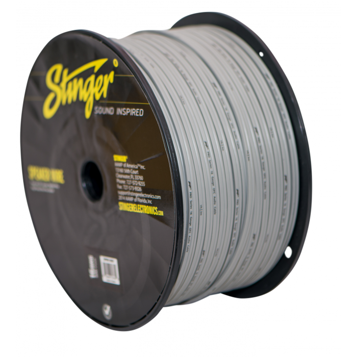 Stinger - SPW516GY - 16GA GRAY SPEAKER WIRE 500FT