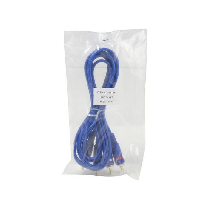 Stinger Select - SSIB6 - 6FT RCA BLUE 25/bag STINGER SELECT