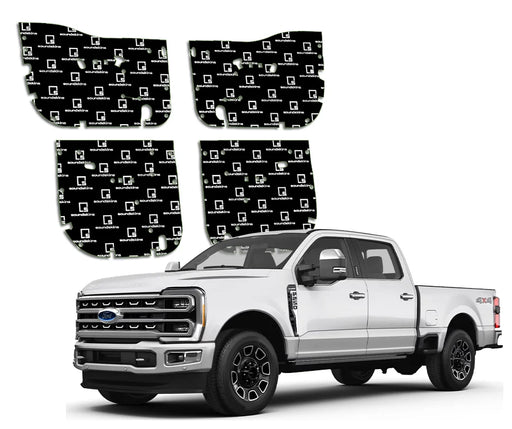 SoundSkins SSK-F2504DRV2 2023+ Ford Super Duty Crew Cab four-door pre-cut sound deadening kit
