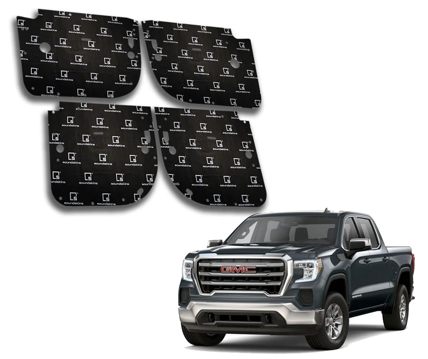 Soundskins  - SSK-SIER4DRV2 - 2019+ GMC Sierra 4 Door Template Kit - 23.5 sq ft