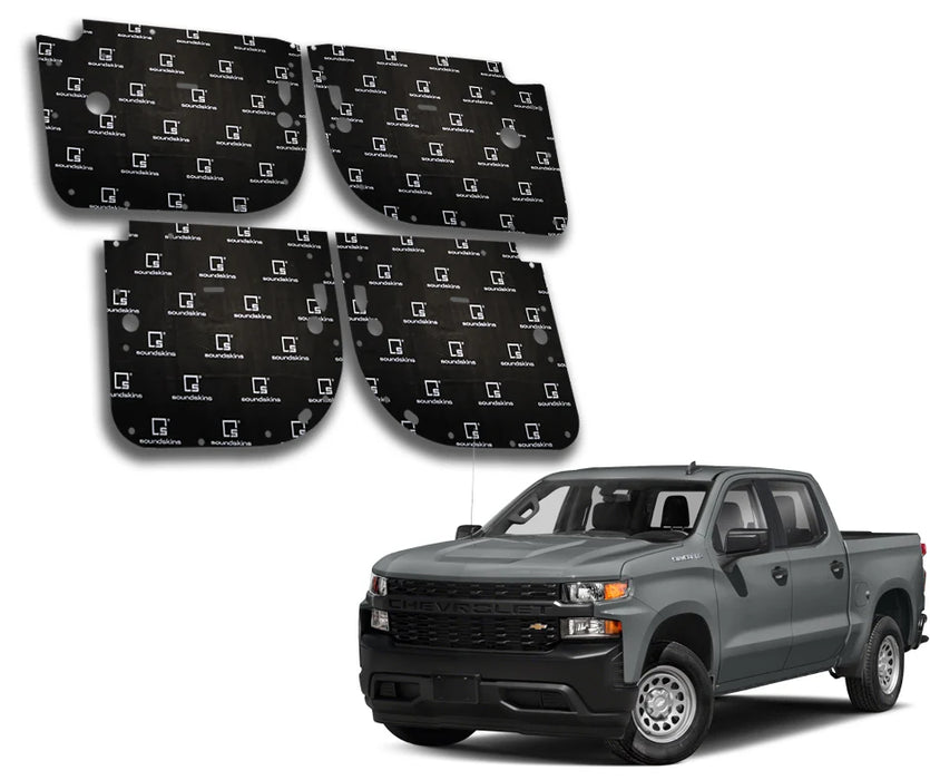 Soundskins  - SSK-SILV4DRV2 - 2019+ Chevy Silverado 4 Door Template Kit - 23.5 sq ft