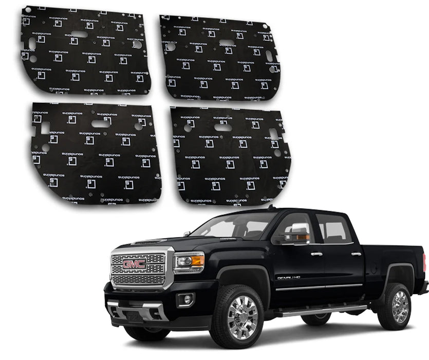 Soundskins  - SSK-SRHD4DR - 2014-2019 GMC Sierra HD 4 Door Template Kit - 23.5 sq ft