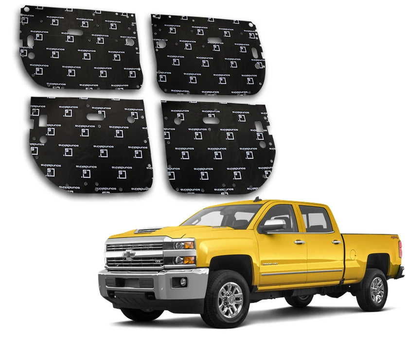SoundSkins SSK-SVHD4DR 2014-2019 Chevrolet Silverado 2500 HD and 3500 HD Crew Cab four-door sound deadening kit
