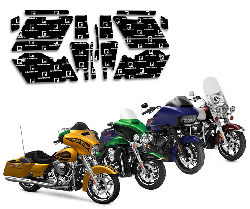 Soundskins  - SSK-TOURBAG14 - 2014 - 2023 HD Touring Models Saddlebag Kit - 18.12 sq ft