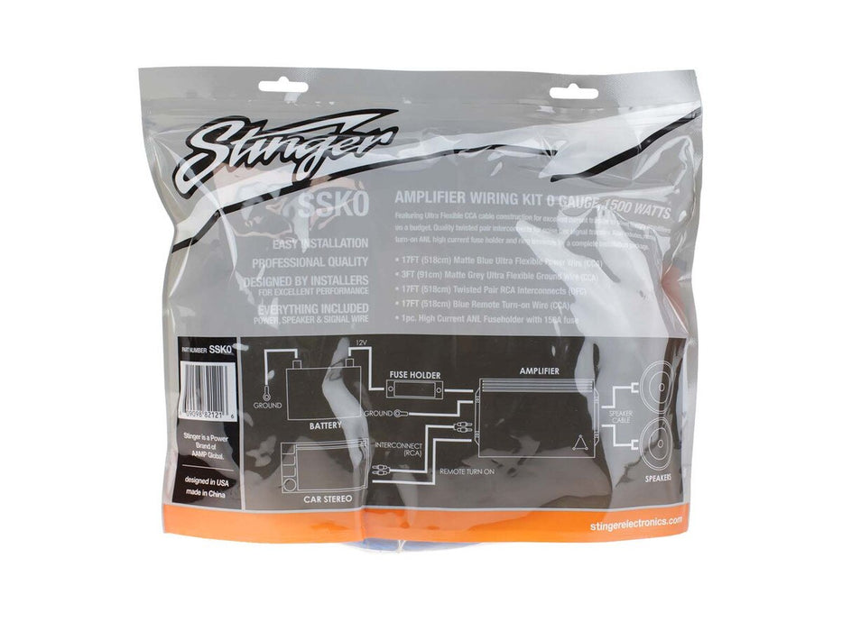 Stinger Select - SSK0 - STINGER SELECT 1/0GA WIRING KIT