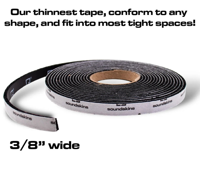 Soundskins  - SSK-STRIP - 3/8" Wide Strip Foam Tape - 0.54 sq ft