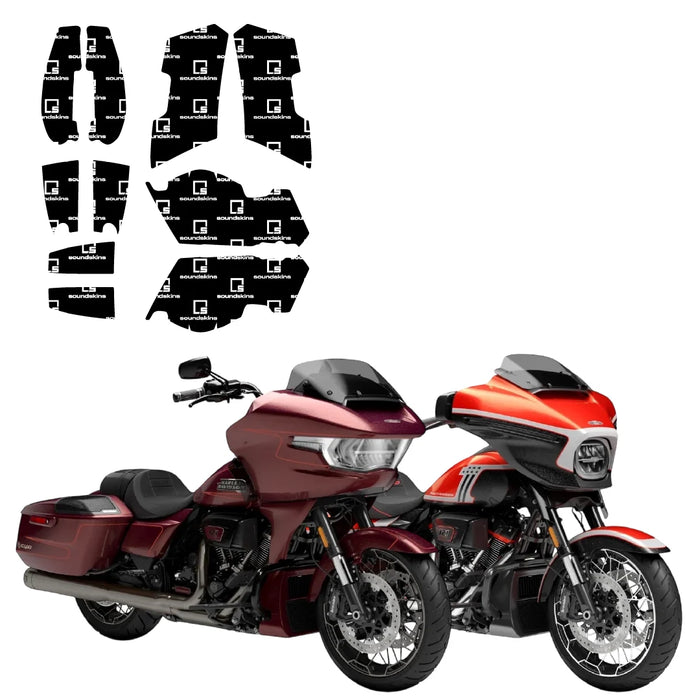 SoundSkins SSK-TOURBAG24 2024+ Harley-Davidson Touring saddlebag sound deadening kit