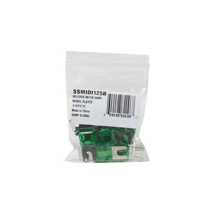 Stinger Select - SSMIDI125B - STINGER SELECT MIDI FUSE 125 AMP NICKEL 10 PK