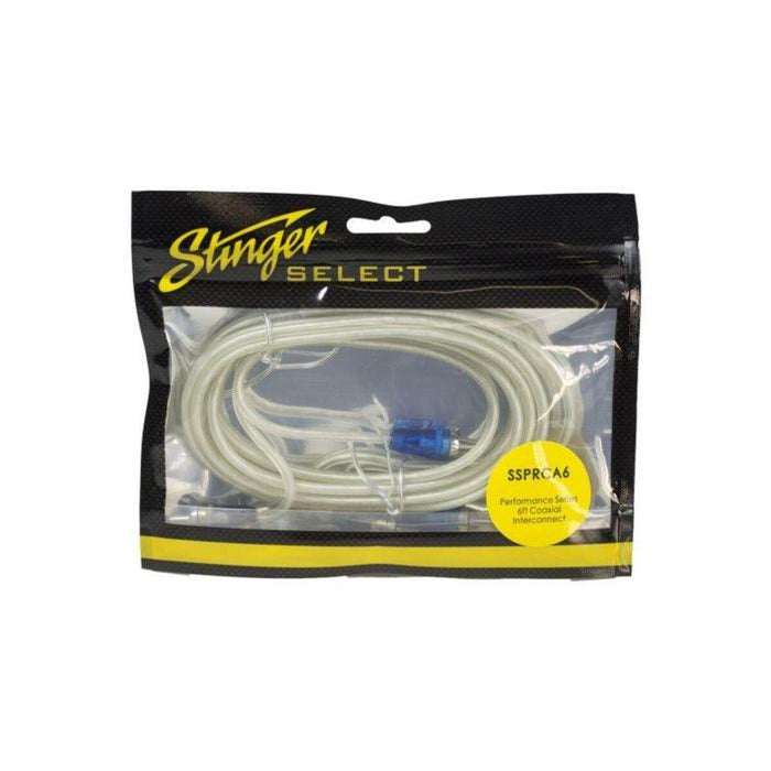 Stinger Select - SSPRCA6 - 6FT PERFORMANCE SERIES COAXIAL RCA