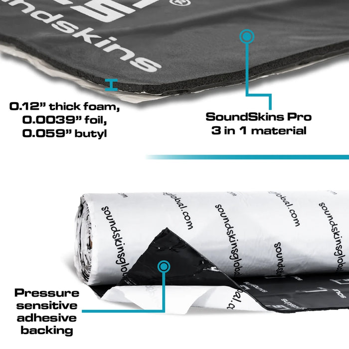 Soundskins  - SSK-SSPRO1 - SoundSkins Pro Deadening Tube Box BY MASTER ONLY - 11 sq ft