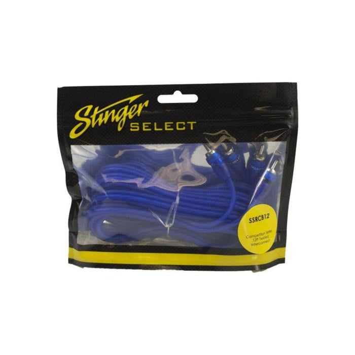 Stinger Select - SSRCB12 - 12FT BLUE COMP SERIES TWISTED RCA