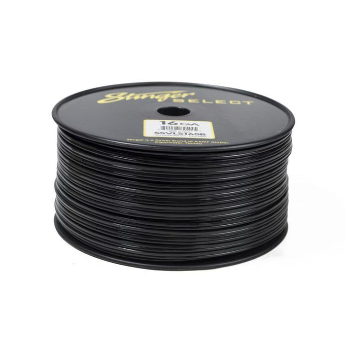 Stinger Select - SSVLS165B - STINGER SELECT VL BLACK 16 GA SPEAKER WIRE - 500 FT