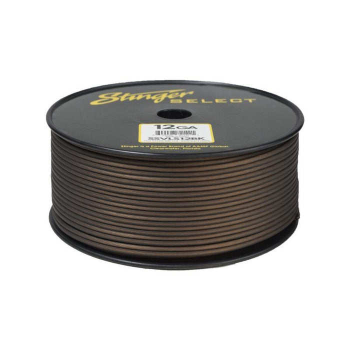 Stinger Select - SSVLS16BK - STINGER SELECT MATTE BLACK 16GA SPEAKER WIRE - 500 FT