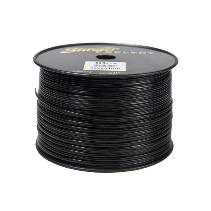 Stinger Select - SSVLS181B - STINGER SELECT VL BLACK 18 GA SPEAKER WIRE - 1000 FT