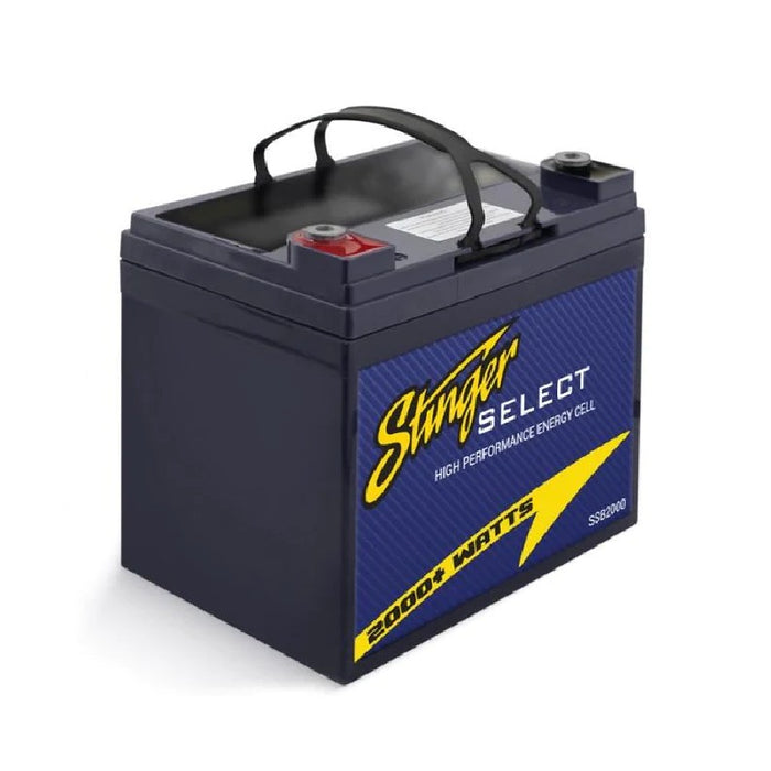 Stinger Select - SSB2000 - ***Serialized*** STINGER SELECT 2000W AGM BATTERY 35AH. 7.72"W X 5.16"D X 6.10"H