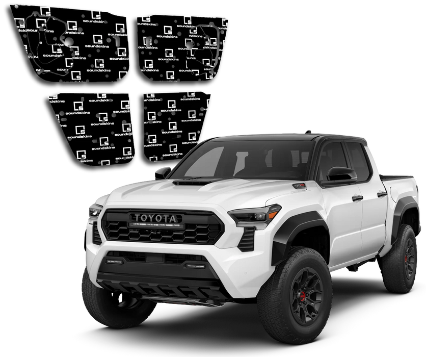 Soundskins  - SSK-TCM4DRV2 - 2024 + Toyota Tacoma 4-Door Template Kit - 30 sq ft