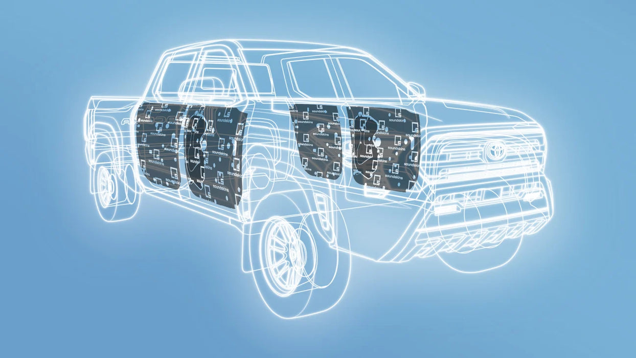 Soundskins  - SSK-TCM4DRV2 - 2024 + Toyota Tacoma 4-Door Template Kit - 30 sq ft