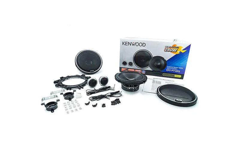 Kenwood - KFC-P710PS - 6-1/2" mid-woofer and 1" Swivel Tweeter - Component Speaker System