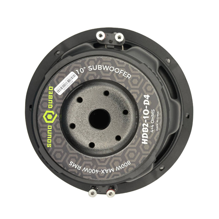 SoundQubed - HDB2-10D4 - HDB2 Series Subwoofer 10 Inch 2.5" DVC 400w/800w