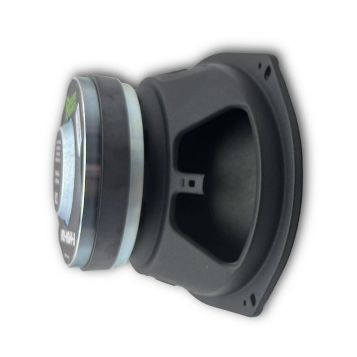 SoundQubed - HDS-MB69-8 - 6x9" midbass with dome cap WATER RESISTANT - 1.5" 8 ohm Voice Coil - 150w/300w
Frequency Response 60Hz - 10KHz