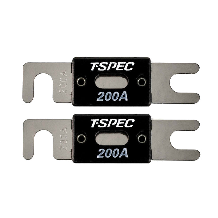 T-SPEC - V8-ANL200 - ANL FUSES v8 SERIES NICKEL PLATED-2 PACK