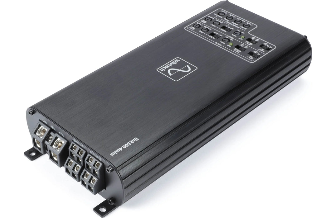 Wavtech - LINK5004 - Mini series amplifier w/ summing 125 x 4 @2 ohms (Remote Capable w/ optional RLC)