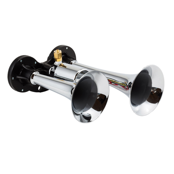 Kleinn - 99 - Compact chrome dual zinc alloy dual air horn