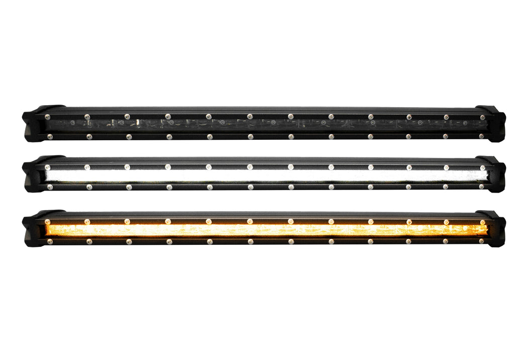 Race Sport RSLP38 -  38in 5w LoPro Ultra Slim LED Light Bar with Amber Marker and Running Light Function 180w - Includes Rocker Switch Harness