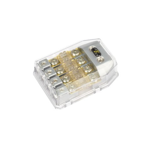 Stinger - SHD821 - 4 POS MIDI FUSED 0/4GA IN 4/8GA OUT HPM FUSED DISTRIBUTION BLOCK*