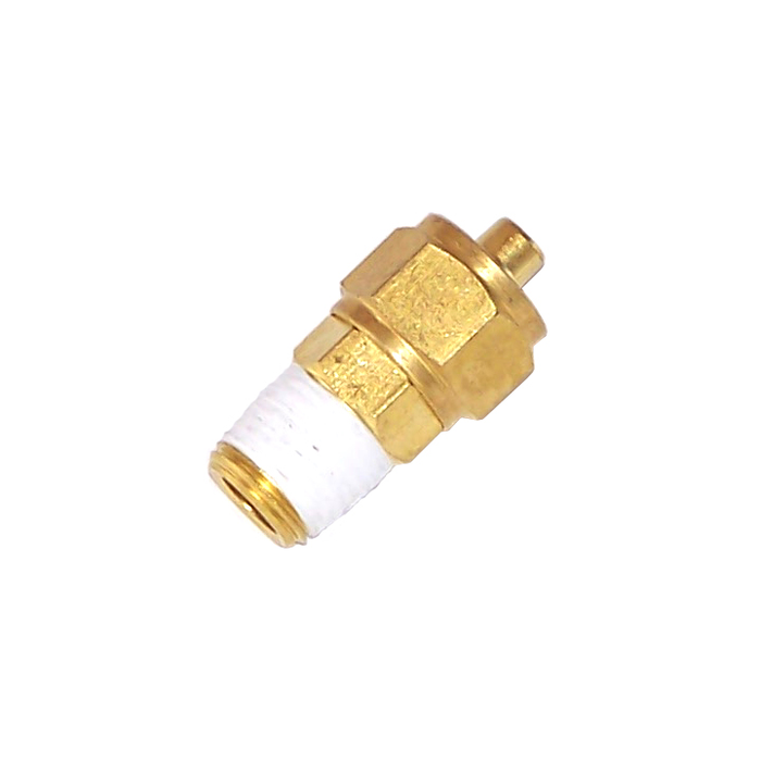 Kleinn - 51418 - 1/8 Inch M NPT straight compression fitting for 1/4 Inch O.D. air line tubing