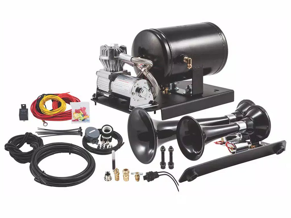 Kleinn - SDKIT17-734 - 2017-19 F-250/F-350 Train Horn and Onboard Air System - 730/6450RC