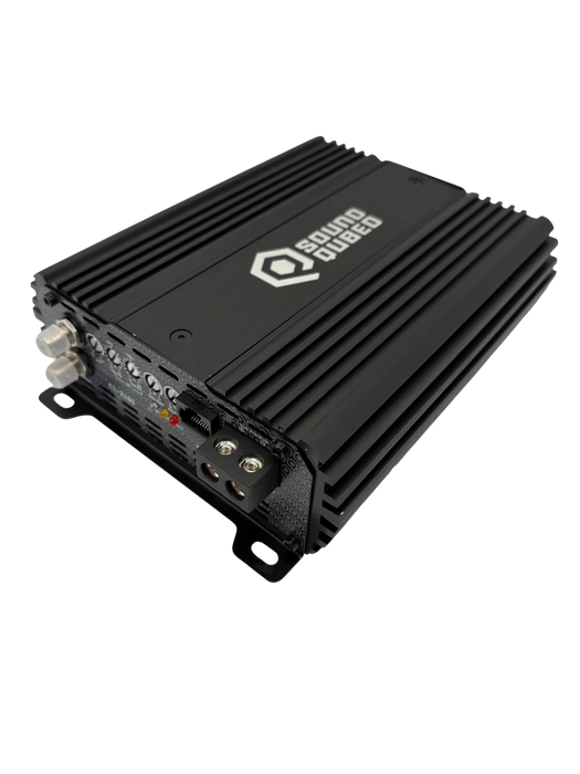 SoundQubed - C1-2100 - 1050x1@2ohm 2100x1@1ohm
Full Range Hybrid Compact Class D
Remote Knob Included (clip,voltage,temperature)
Variable Crossovers HP/FULL/LP/BP
Dimensions 5.9”x7.91”x2.1”