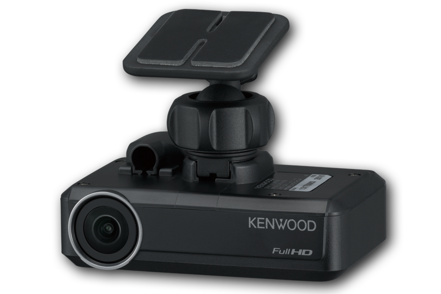Kenwood - DRV-N520 - KENWOOD Dash Cam Link works with DMX7704S,Super HD Recording 1203 x 1296,G Shock Sensor,HDR,8GB microSD included,Forwarded Collision Warning System,Parked Recording,Forward Clear Reminder,Window Mount with Swivel