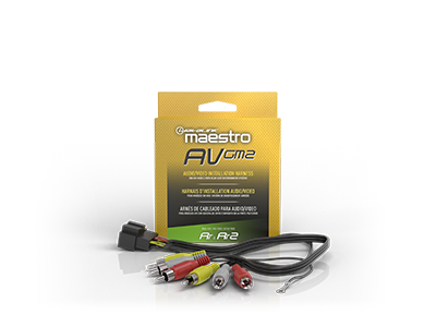 Maestro - HRN-AV-GM2 - Audio/Video retention harness for select GM trucks and SUVs 2012-2014 with factory navigation and rear seat entertainment. Maestro RR & Maestro RR2 only