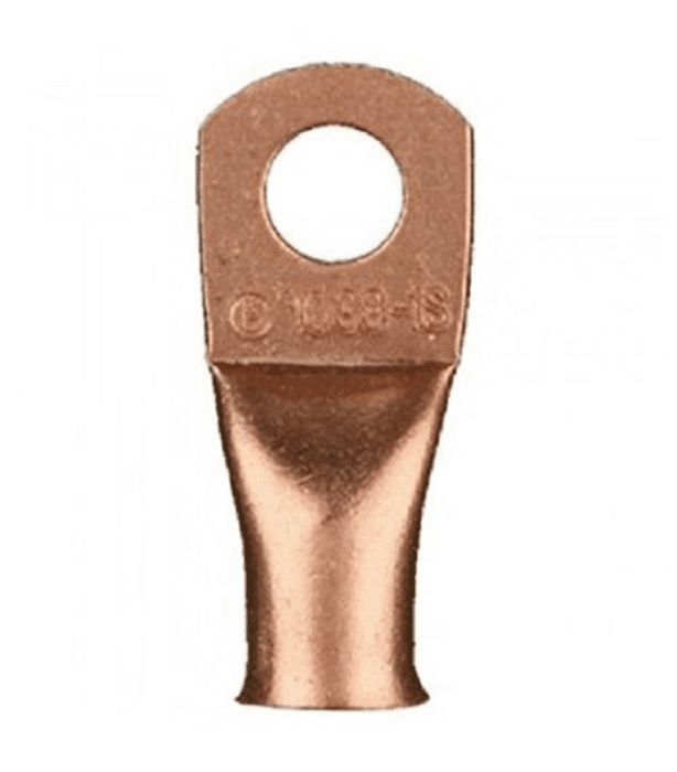 Install Bay - CUR10516 - Copper Uninsulated Ring Terminal 1/0 Gauge 5/16 inch