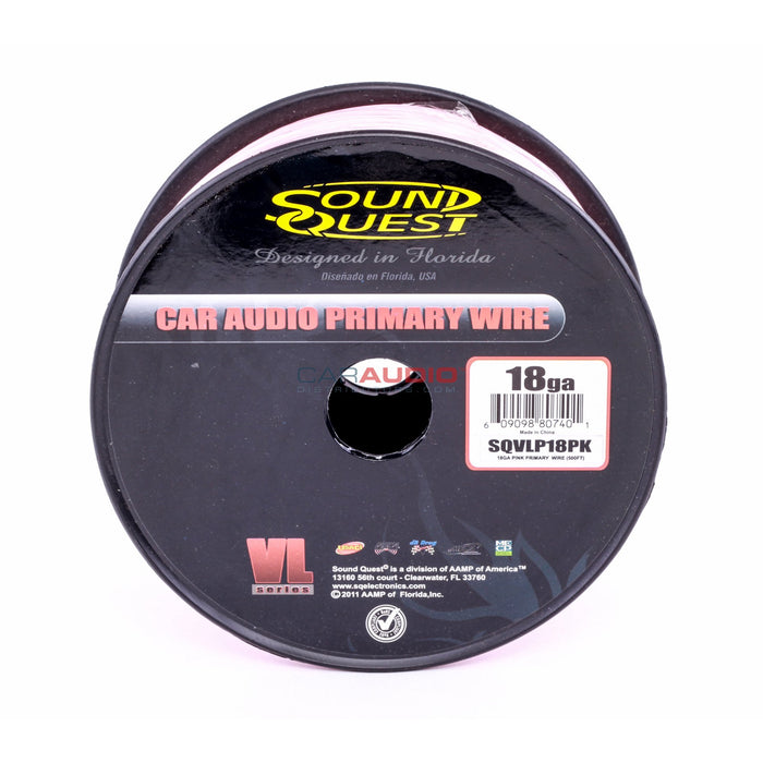 SoundQuest - SQVLP18PK - SOUNDQUEST 18 GA PINK  PRIMARY WIRE