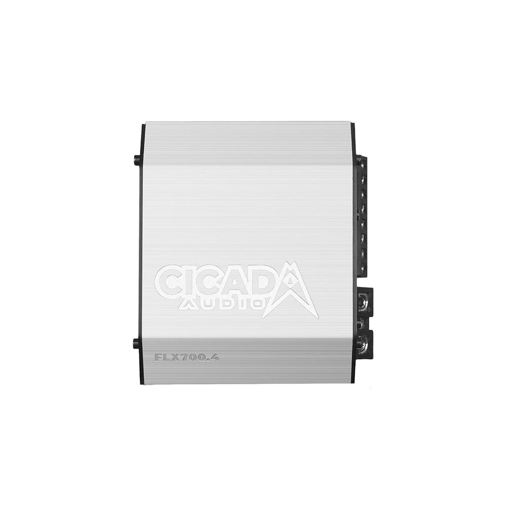 セルディア Cicada Audio - FLX700.4 - 4 x 175 @ 2Ω Amplifier — Ultimate Marketing