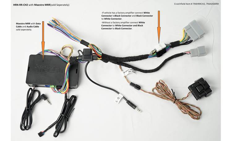 Maestro - HRN-RR-CH2 - CH2  Plug and Play T-Harness for CH2 Chrysler, Dodge, Jeep Vehicles