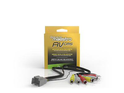 Maestro - HRN-AV-GM5 - Audio/Video retention harness for select GM vehicles 2006 and up. Provides A/V connections to the factory video screen and A/V input port. Maestro RR & Maestro RR2 only