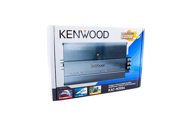 Kenwood - KAC-M3004 - Compact 4CH Power Amplifier, Conformal Coated,  400W Max Power