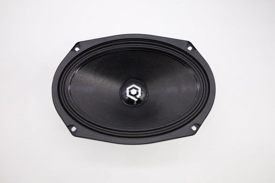 SoundQubed - HDS-MB69-4 - 6x9" midbass with dome cap WATER RESISTANT - 1.5" 4 ohm Voice Coil - 150w/300w
Frequency Response 60Hz - 10KHz