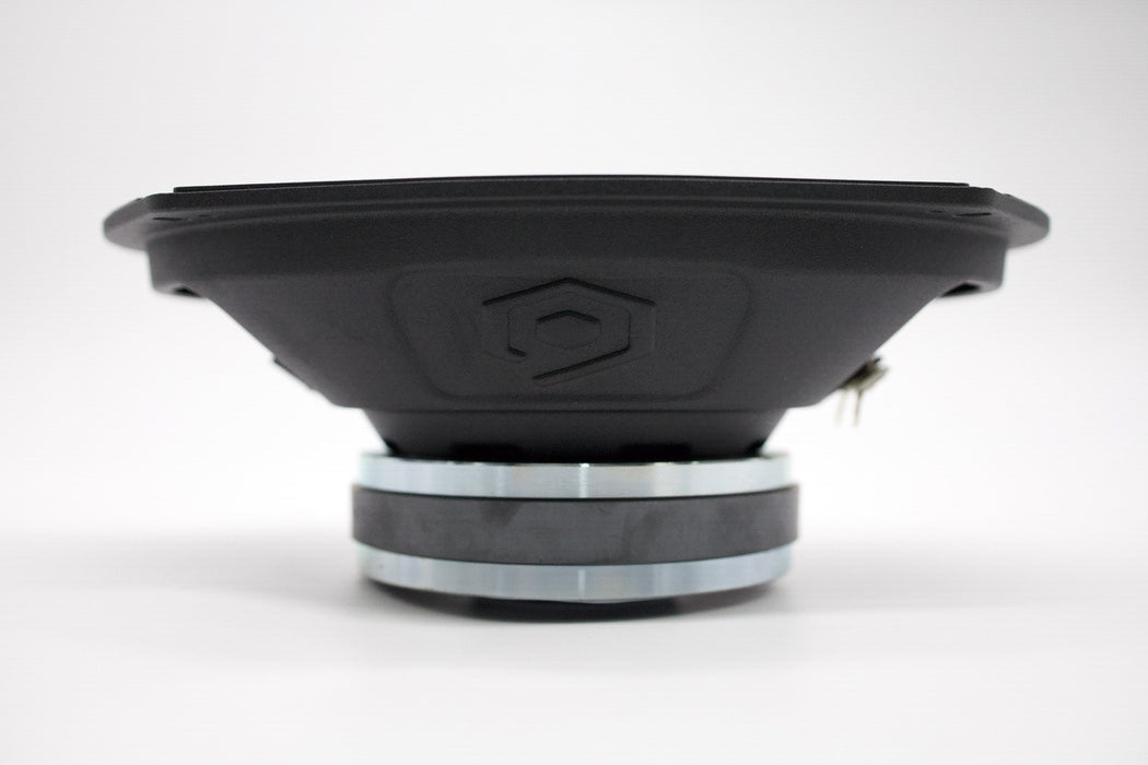 SoundQubed - HDS-MB69-4 - 6x9" midbass with dome cap WATER RESISTANT - 1.5" 4 ohm Voice Coil - 150w/300w
Frequency Response 60Hz - 10KHz