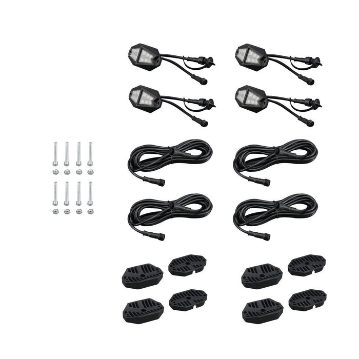 Race Sport - RSDE4 - *** SERIALIZED*** 4 RGBW Rock Lights 12 LED'S per pod expansion kit