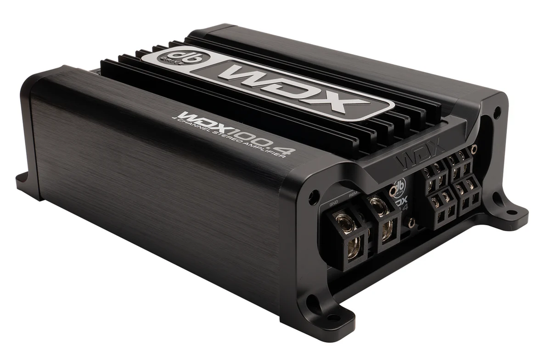 DB Drive - WDX100.4 - 100W 4 CHANNEL CLASS D STEREO AMPLIFIER