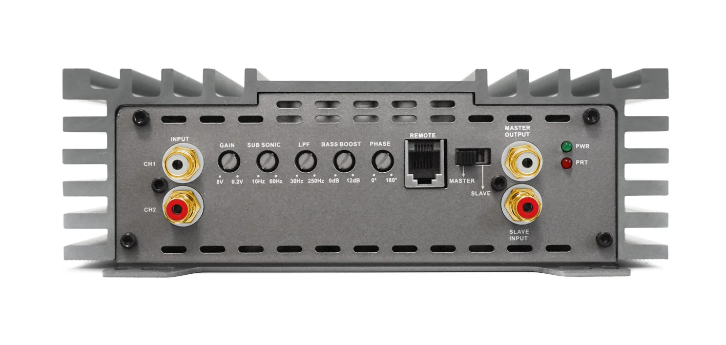 Zapco - Z-3KD II - Class D, Mono Power 2Ω: 1 x 1800W, 4Ω: 1 x 900W