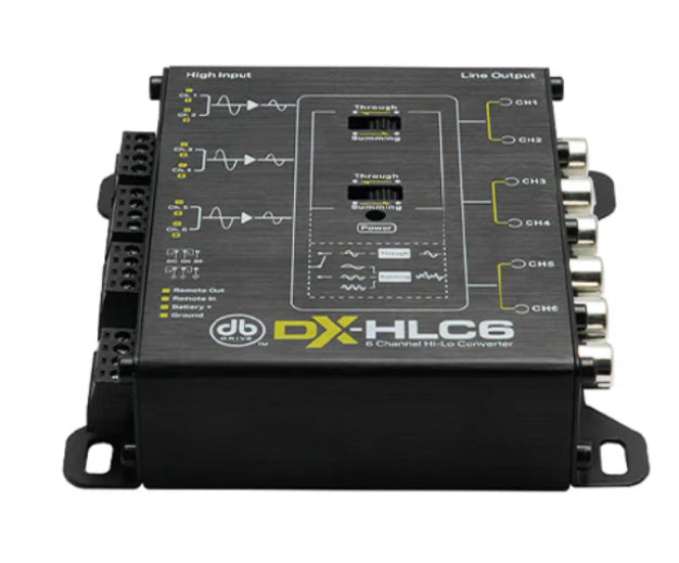 DB Drive - DX-HLC6 - 6 Ch High Low-Level Converter With Summing Capability