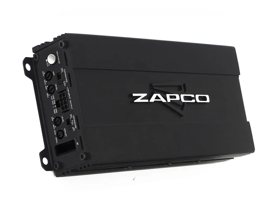Zapco - ST-104D SQ MINI - Class D, 4-Ch, optional HD-BT Power 2Ω: 4 x 120W, 4Ω: 4 x 95W