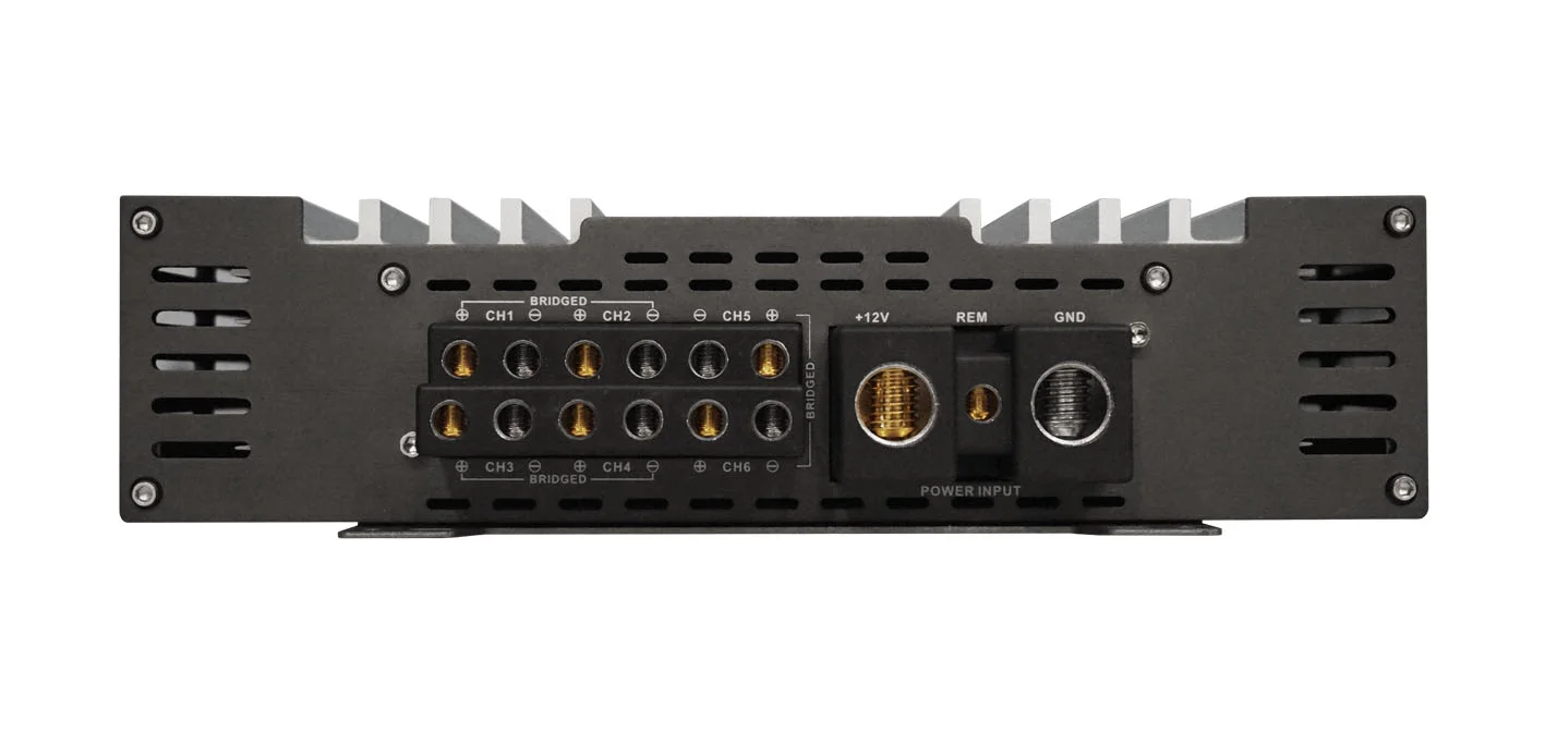 Zapco - Z-150.6 SP - Class AB, 6-Ch Power 2Ω: 6 x 275W, 4Ω: 6 x 165W